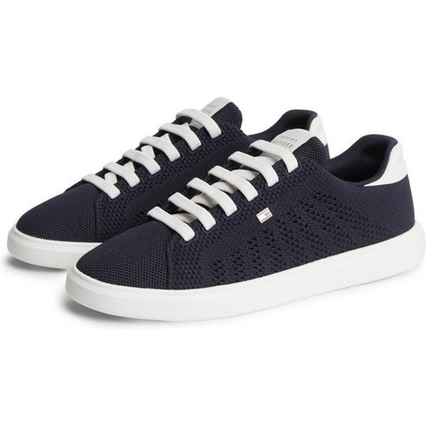 Tommy Hilfiger TH ICON LIGHT KNIT SNEAKER Sneaker Freizeitschuh, Halbschuh, Schnürschuh in sommerlicher Strick-Optik