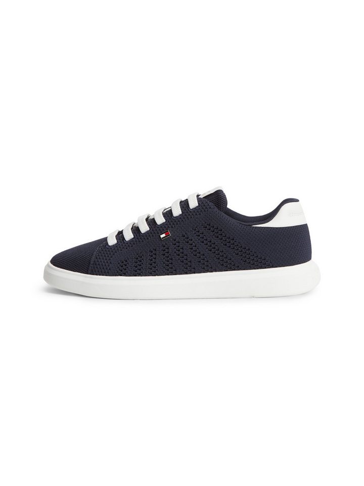 Tommy Hilfiger TH ICON LIGHT KNIT SNEAKER Sneaker Freizeitschuh, Halbschuh, Schnürschuh in sommerlicher Strick-Optik – Bild 4 von 5