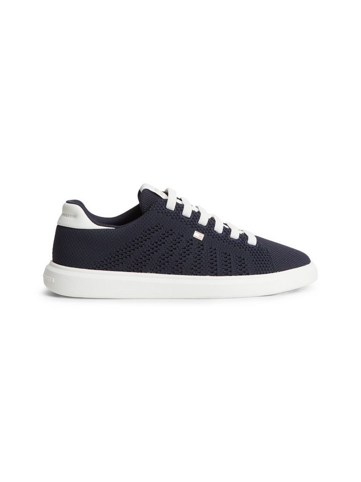 Tommy Hilfiger TH ICON LIGHT KNIT SNEAKER Sneaker Freizeitschuh, Halbschuh, Schnürschuh in sommerlicher Strick-Optik – Bild 5 von 5