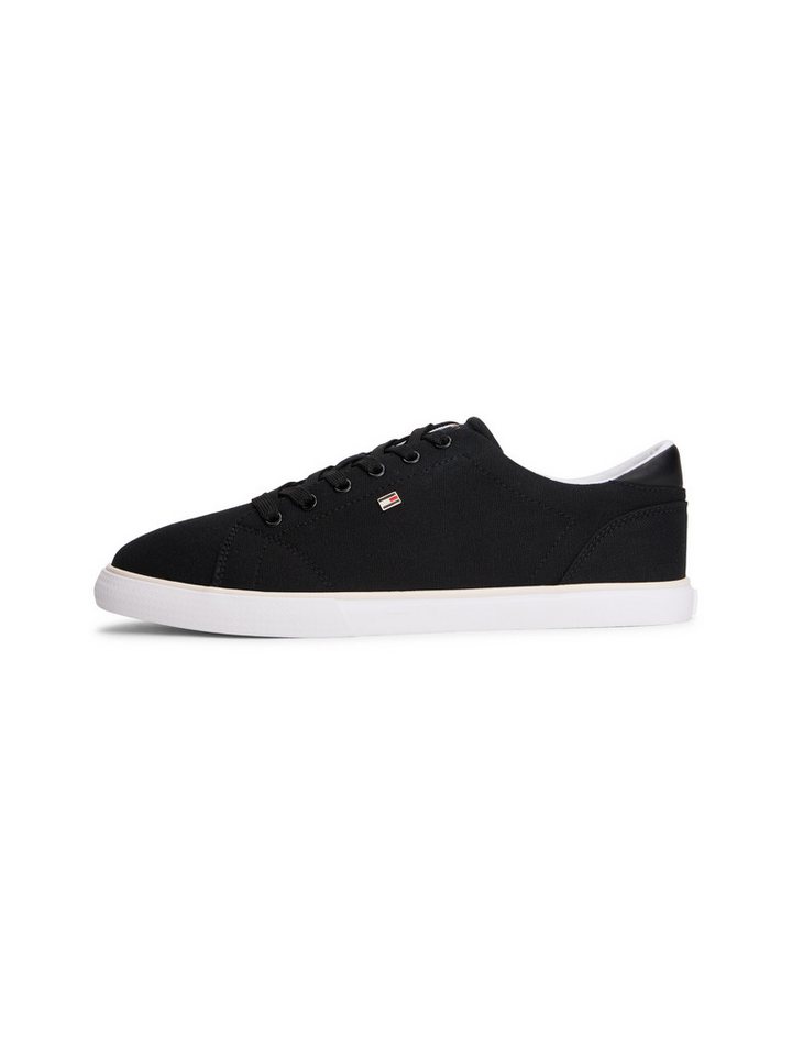 Tommy Hilfiger TH LOW PROFILE VULC CANVAS Plateausneaker Halbschuh, Schnürer, Freizeitschuh mit gepolstertem Schaftrand – Bild 5 von 5