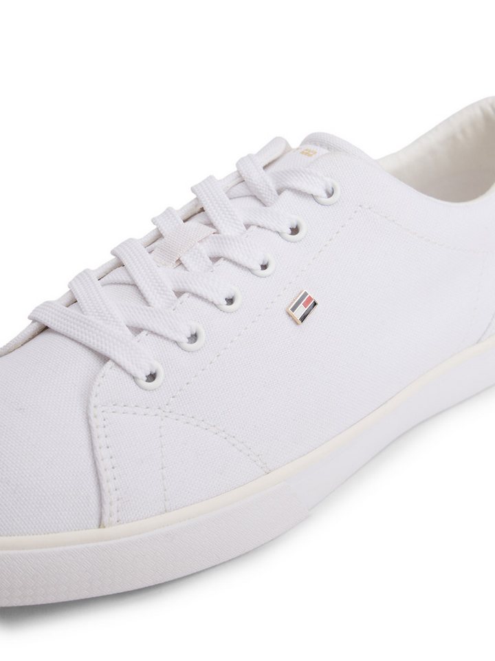 Tommy Hilfiger TH LOW PROFILE VULC CANVAS Plateausneaker Halbschuh, Schnürer, Freizeitschuh mit gepolstertem Schaftrand – Bild 2 von 5