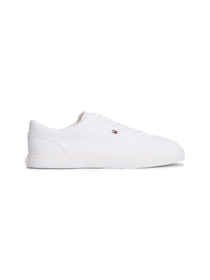 Tommy Hilfiger TH LOW PROFILE VULC CANVAS Plateausneaker Halbschuh, Schnürer, Freizeitschuh mit gepolstertem Schaftrand – Bild 4 von 5