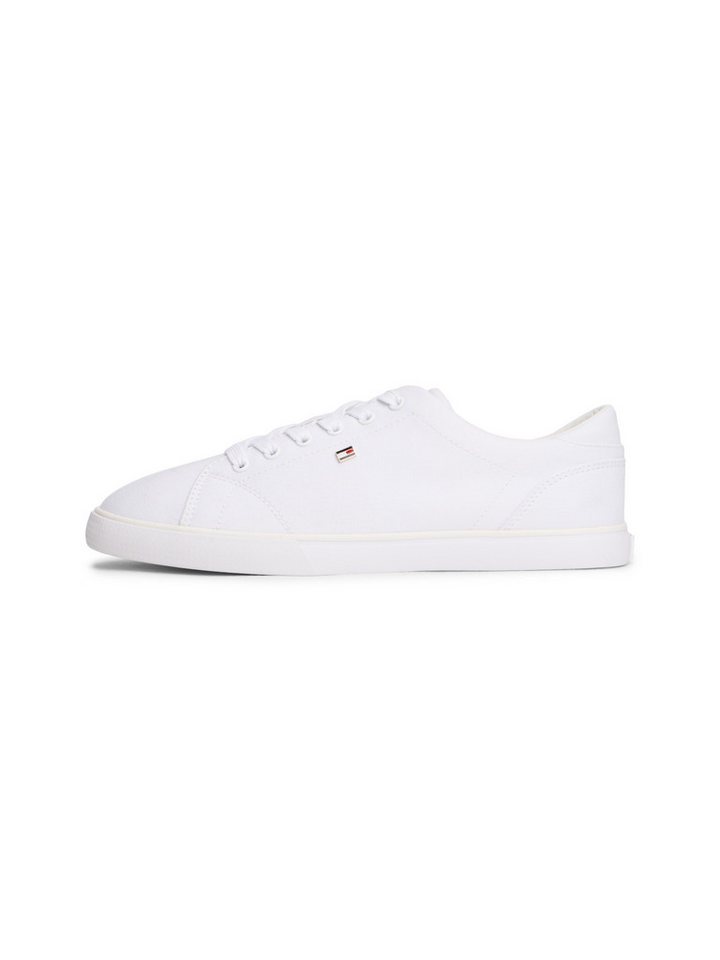 Tommy Hilfiger TH LOW PROFILE VULC CANVAS Plateausneaker Halbschuh, Schnürer, Freizeitschuh mit gepolstertem Schaftrand – Bild 5 von 5