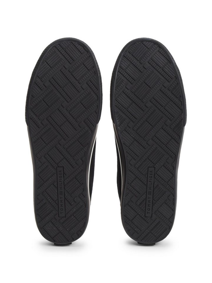 Tommy Hilfiger TH LOW VULC Sneaker Freizeitschuh, Schnürschuh mit Logoschriftzug an der Schuhzunge – Bild 3 von 5
