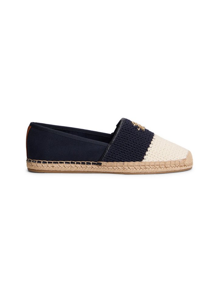 Tommy Hilfiger TH SCRIPT CROCHET ESPADRILLE Espadrille Schlupfschuh, Sommerschuh, mit TH-Schmuckelement, schmale Form – Bild 4 von 5