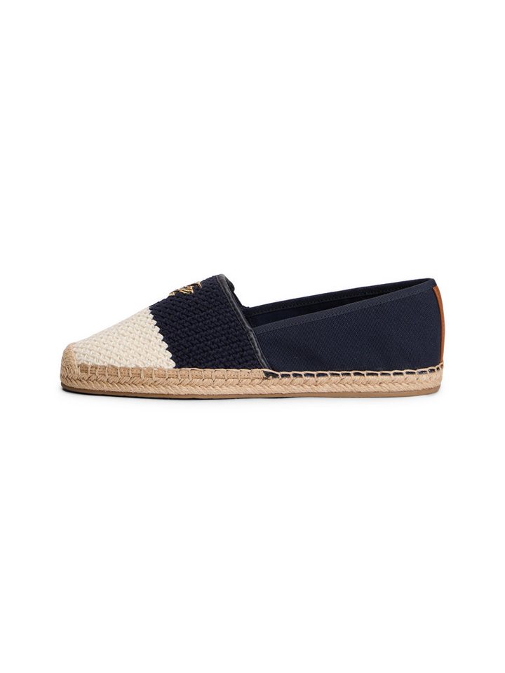Tommy Hilfiger TH SCRIPT CROCHET ESPADRILLE Espadrille Schlupfschuh, Sommerschuh, mit TH-Schmuckelement, schmale Form – Bild 5 von 5