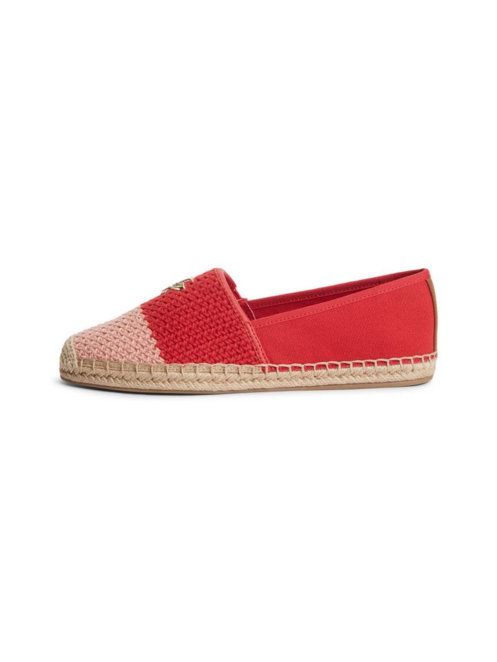 Tommy Hilfiger TH SCRIPT CROCHET ESPADRILLE Espadrille Schlupfschuh, Sommerschuh, mit TH-Schmuckelement, schmale Form – Bild 5 von 5