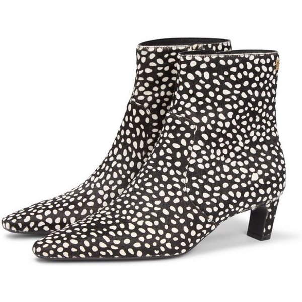 Tommy Hilfiger TH SNOW LEOPARD BOOT Stiefelette, Trichterabsatz, Businesschuh in spitz zulaufender Form