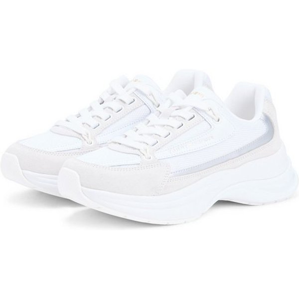Tommy Hilfiger TH SPORTY CHIC RUNNER Keilsneaker Keilabsatz, Freizeitschuh, Halbschuh, Schnürer mit Kontrastbesatz