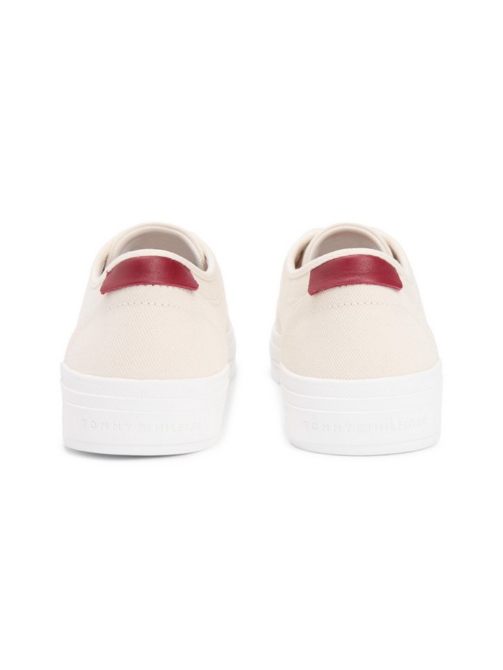 Tommy Hilfiger TH VULC CUP CVS Sneaker Freizeitschuh, Halbschuh, Schnürschuh mit Kontrastbesatz an der Ferse – Bild 3 von 5