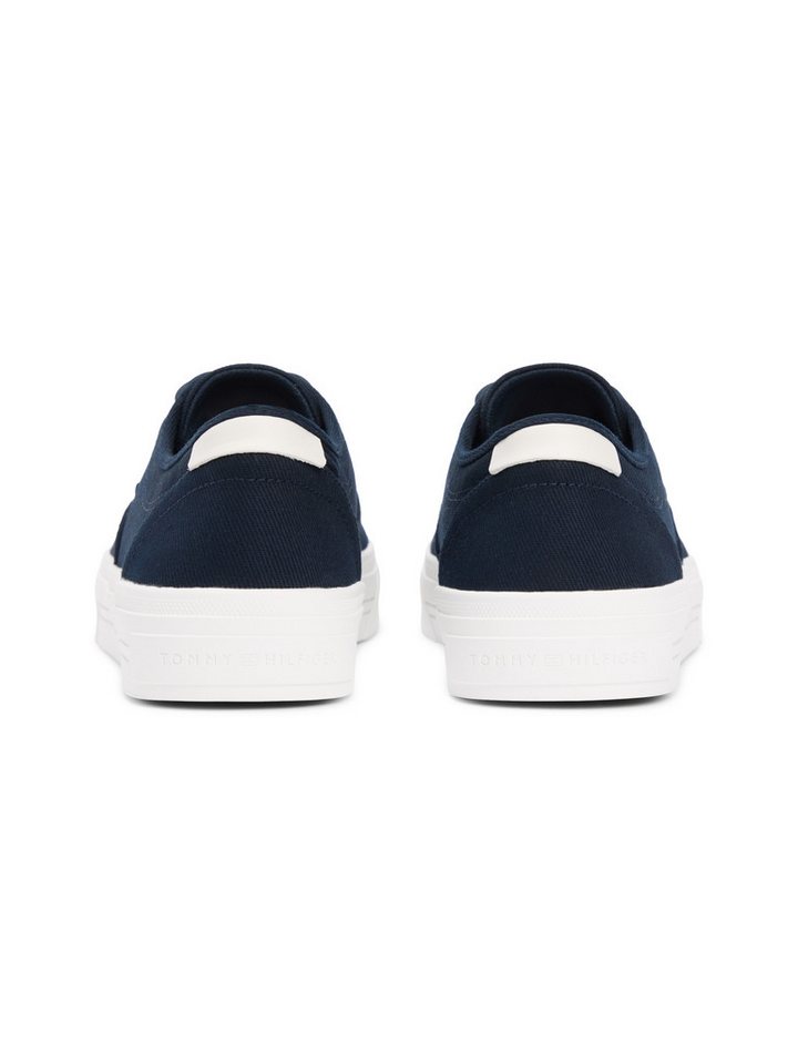 Tommy Hilfiger TH VULC CUP CVS Sneaker Freizeitschuh, Halbschuh, Schnürschuh mit Kontrastbesatz an der Ferse – Bild 3 von 5