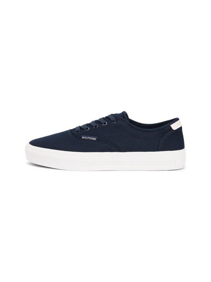 Tommy Hilfiger TH VULC CUP CVS Sneaker Freizeitschuh, Halbschuh, Schnürschuh mit Kontrastbesatz an der Ferse – Bild 5 von 5