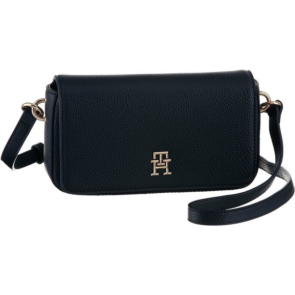 Tommy Hilfiger Umhängetasche TH EMBLEM FLAP CROSSOVER, mit TH-Emblem vorne