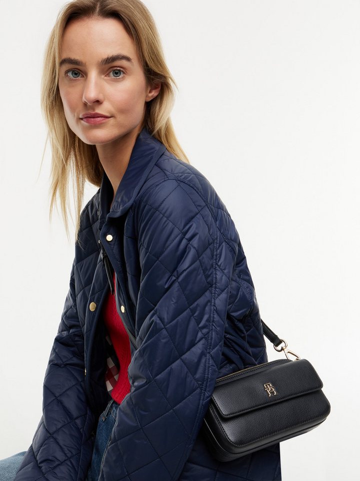 Tommy Hilfiger Umhängetasche TH ICON CAMERA BAG, Damen Clutch, Schultertasche mit goldfarbenem TH-Logo – Bild 2 von 5