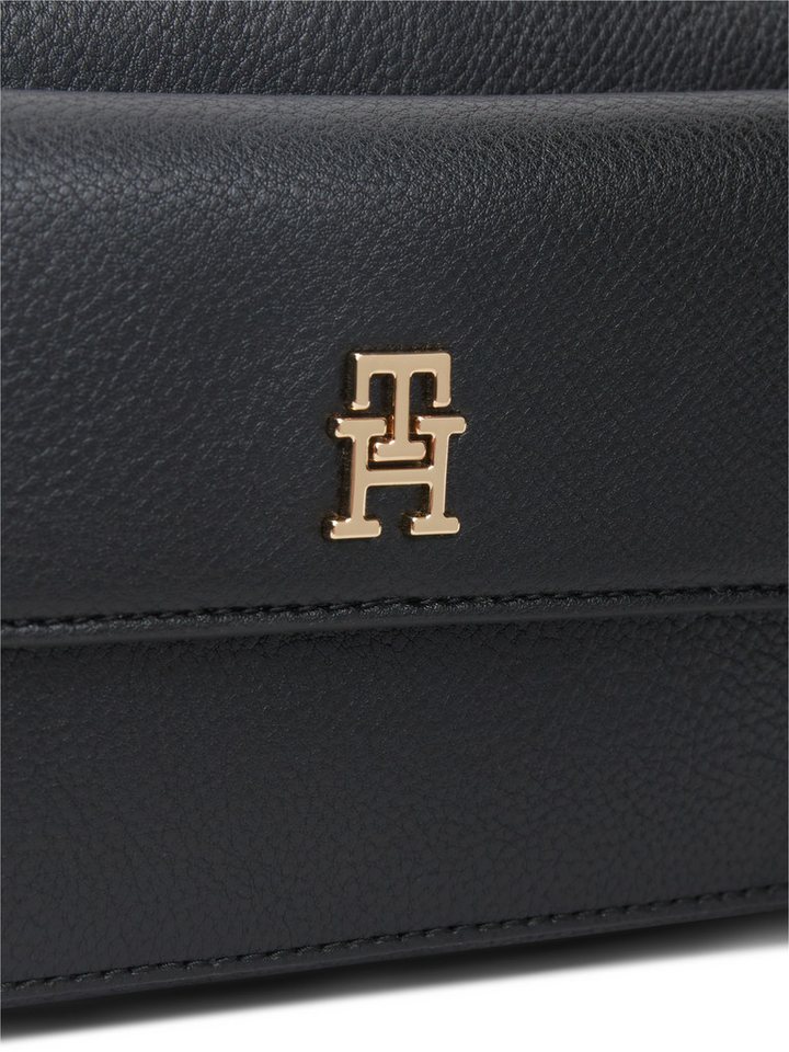 Tommy Hilfiger Umhängetasche TH ICON CAMERA BAG, Damen Clutch, Schultertasche mit goldfarbenem TH-Logo – Bild 4 von 5