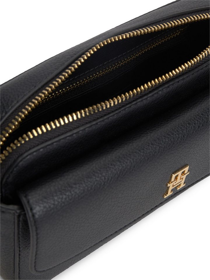 Tommy Hilfiger Umhängetasche TH ICON CAMERA BAG, Damen Clutch, Schultertasche mit goldfarbenem TH-Logo – Bild 5 von 5