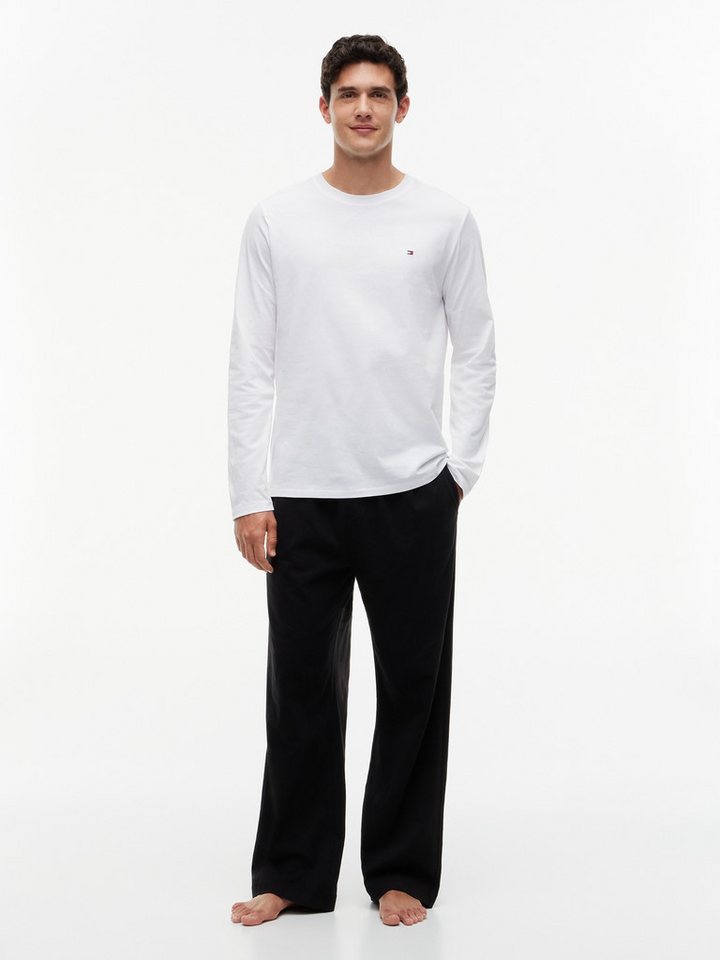 Tommy Hilfiger Underwear Pyjama LONGSLEEVE JERSEY SET SOLID schlichtes Design – Bild 3 von 5