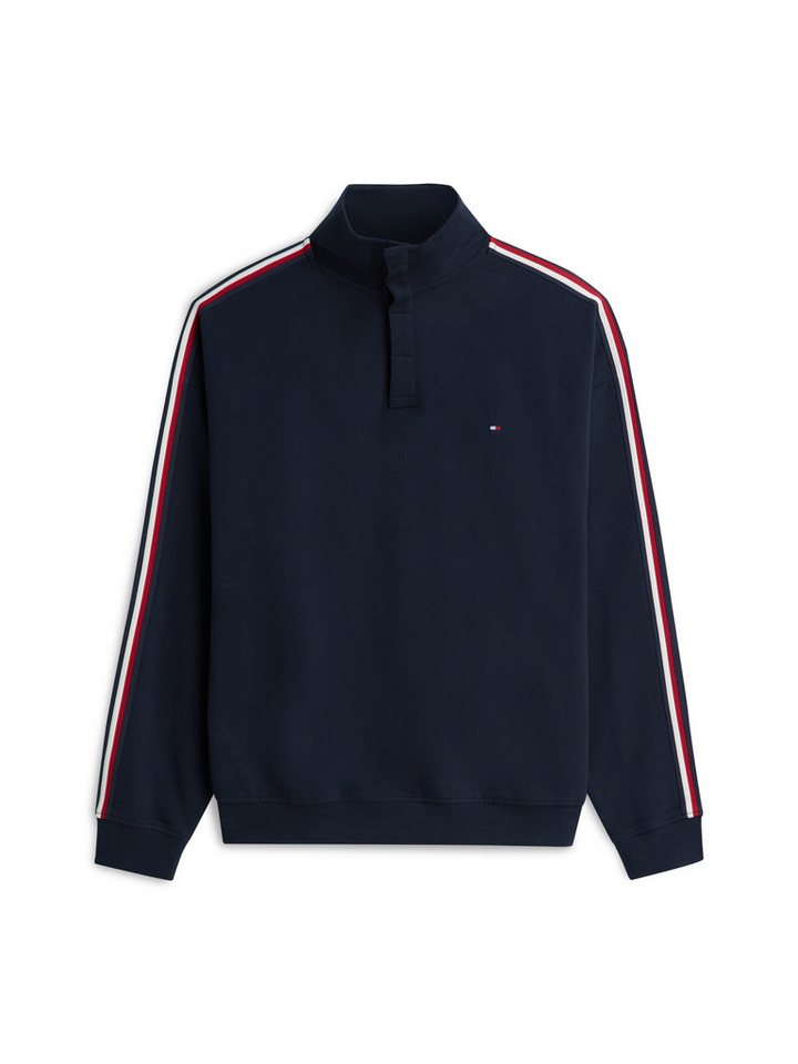 Tommy Hilfiger Underwear Sweatshirt HALF BUTTON DOWN mit Global-Streifen und Knöpfen – Bild 5 von 5