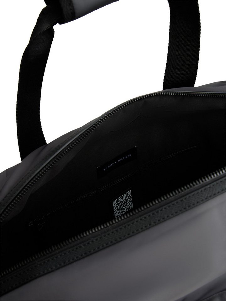 Tommy Hilfiger Weekender TH REPREVE DUFFLE, Men Umhängetasche, Reistasche, Urlaubstasche mit Logo-Aufnäher – Bild 3 von 5