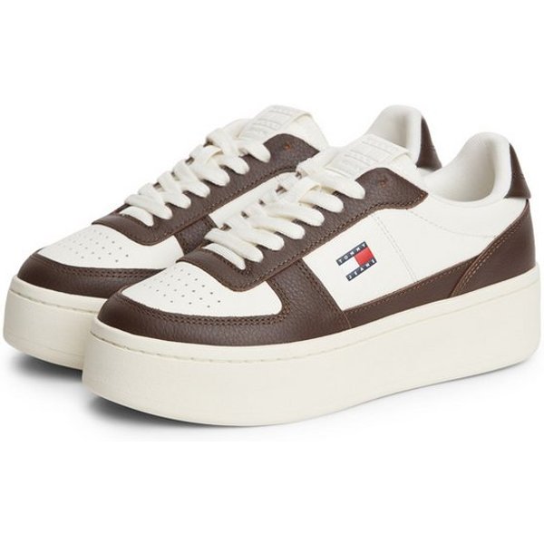 Tommy Jeans ARCHIVE '98 MAX Plateausneaker Freizeitschuh, Halbschuh, Schnürer, seitliche Logoflag