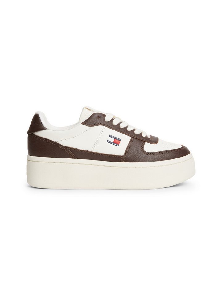 Tommy Jeans ARCHIVE '98 MAX Plateausneaker Freizeitschuh, Halbschuh, Schnürer, seitliche Logoflag – Bild 4 von 5