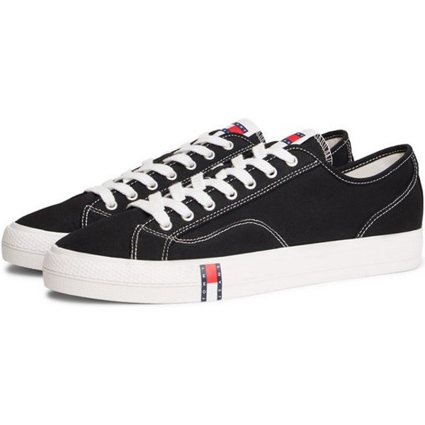 Tommy Jeans ARCHIVE VULC Y2K Sneaker Freizeitschuh, Halbschuh, Schnürschuh mit Logoflagge im Plateau
