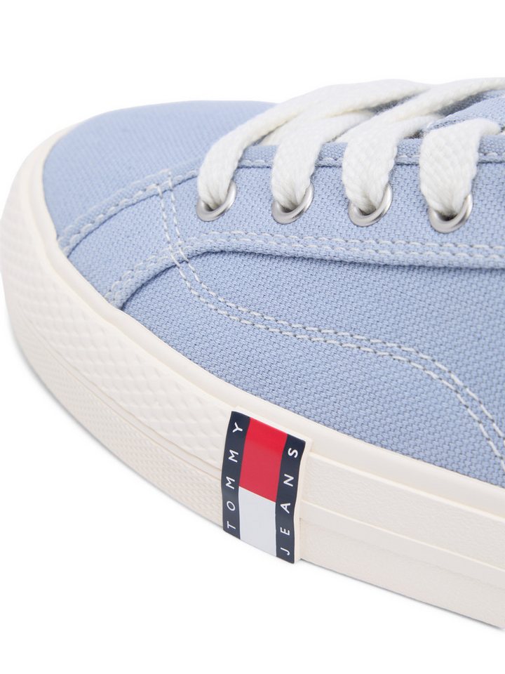 Tommy Jeans ARCHIVE Y2K Plateausneaker Freizeitschuh, Halbschuh, Schnürer im Retro-Look mit Label im Plateau – Bild 2 von 5