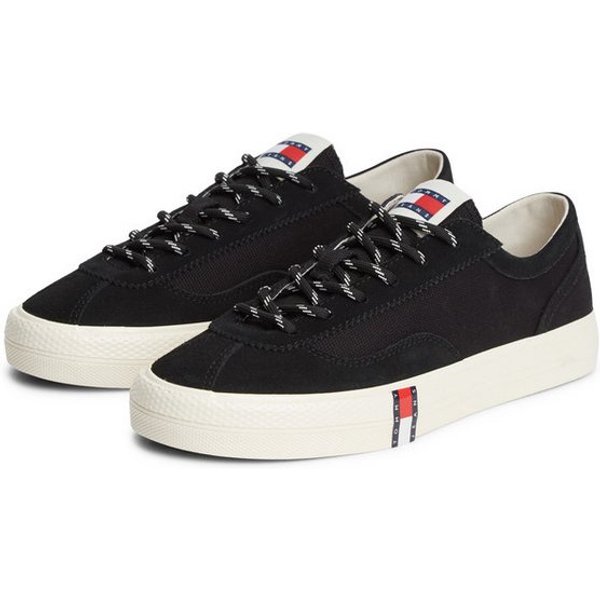 Tommy Jeans ARCHIVE Y2K Sneaker Schnürschuh, Halbschuh, Freizeitschuh mit Kontrastbesatz