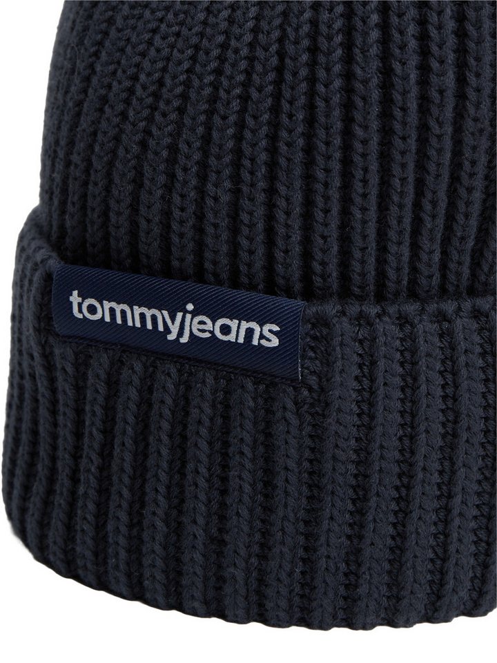 Tommy Jeans Beanie LINEAR LOGO BEANIE Regular fit mit Markenlabel – Bild 4 von 4
