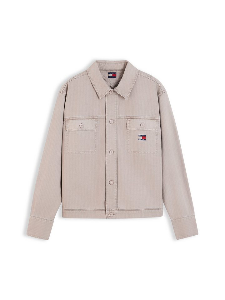 Tommy Jeans Hemdjacke ESSENTIAL OVERSHIRT Regular fit mit Brusttaschen – Bild 5 von 5