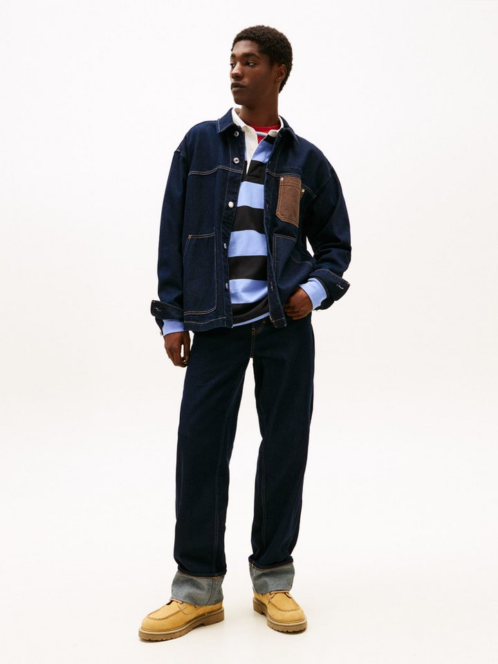 Tommy Jeans Jeansjacke CHORE JACKET Relaxed Fit, halbgespreizter Kragen – Bild 3 von 5