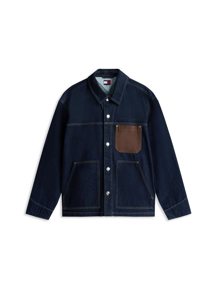 Tommy Jeans Jeansjacke CHORE JACKET Relaxed Fit, halbgespreizter Kragen – Bild 4 von 5