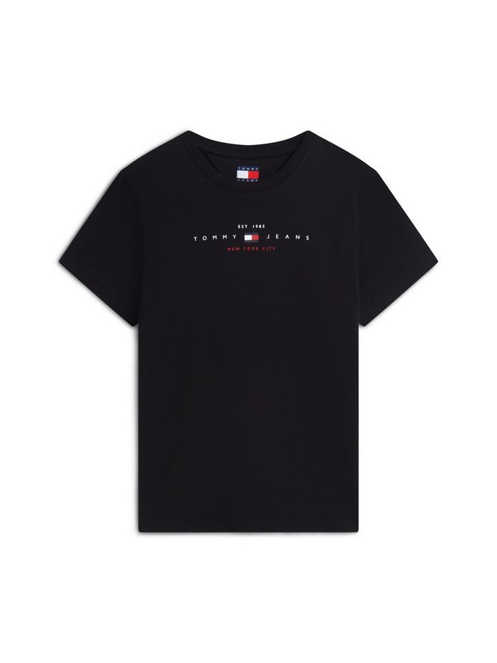 Tommy Jeans Kurzarmshirt TJW REG US LINEAR SS TEE Baumwollmischung, regular fit, Logo – Bild 5 von 5