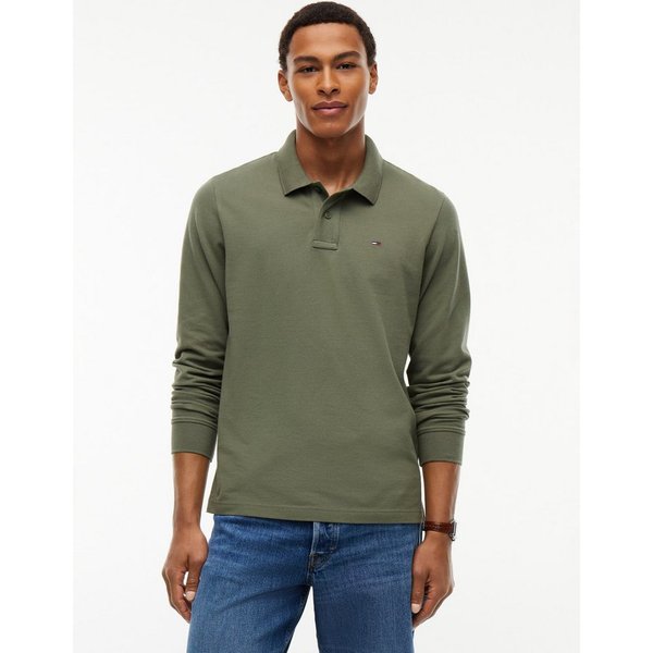 Tommy Jeans Langarm-Poloshirt REGULAR POLO Regular fit mit Polokragen