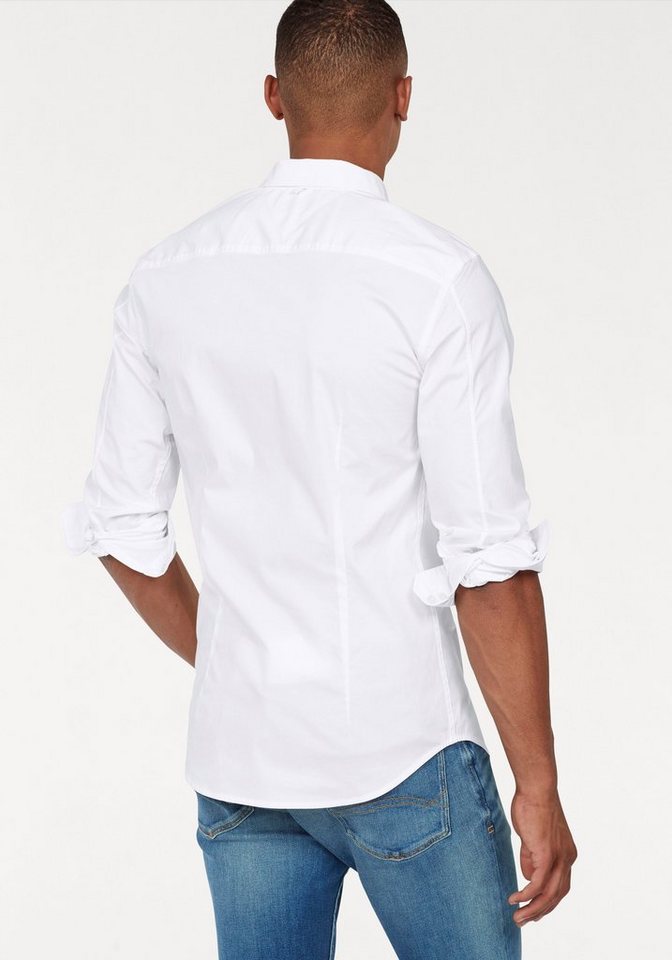 Tommy Jeans Langarmhemd Sabim Stretch Shirt Stretch Hemd, Premium, Slim Fit, mit Elasthan – Bild 2 von 5