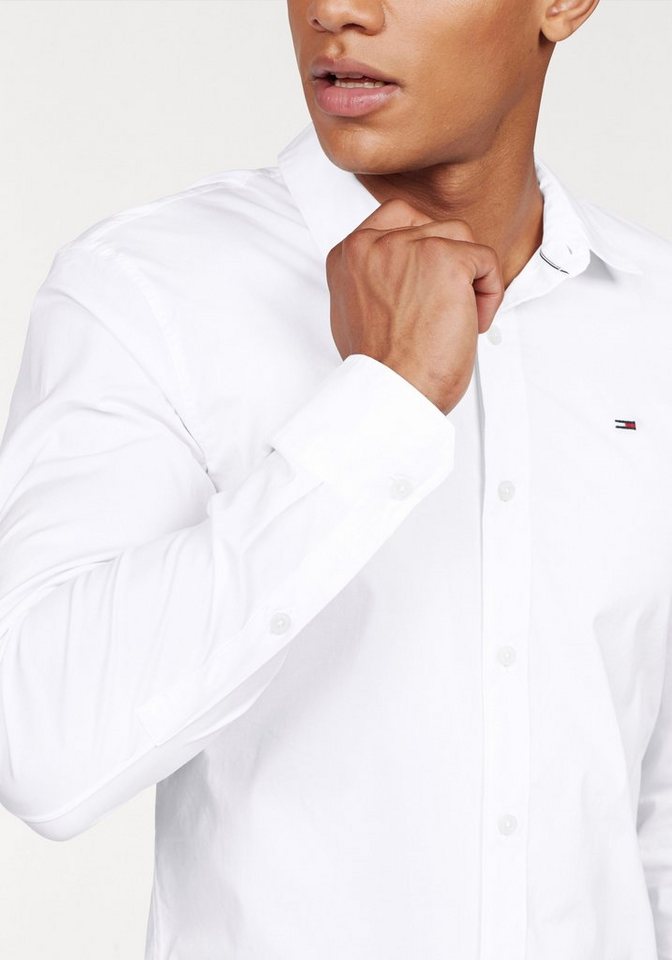 Tommy Jeans Langarmhemd Sabim Stretch Shirt Stretch Hemd, Premium, Slim Fit, mit Elasthan – Bild 3 von 5