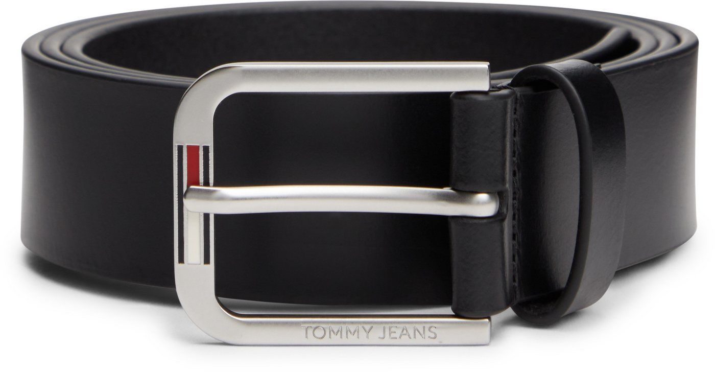 Tommy Jeans Ledergürtel TJM AUSTIN 3,5 cm breit 3,5 cm, glattes Finish, quadratische Schnalle – Bild 2 von 5