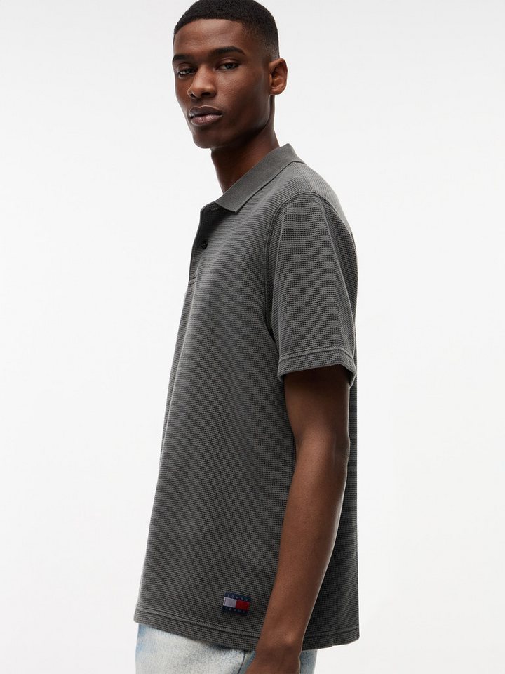 Tommy Jeans Poloshirt TJM REGULAR WASHED WAFFLE – Bild 2 von 5