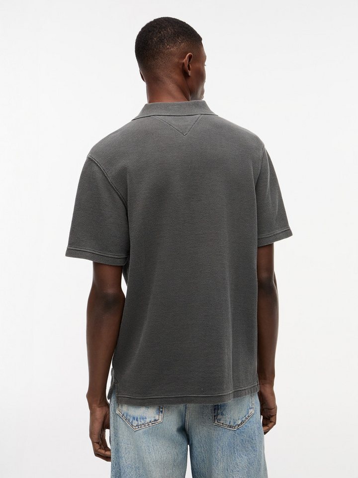 Tommy Jeans Poloshirt TJM REGULAR WASHED WAFFLE – Bild 3 von 5
