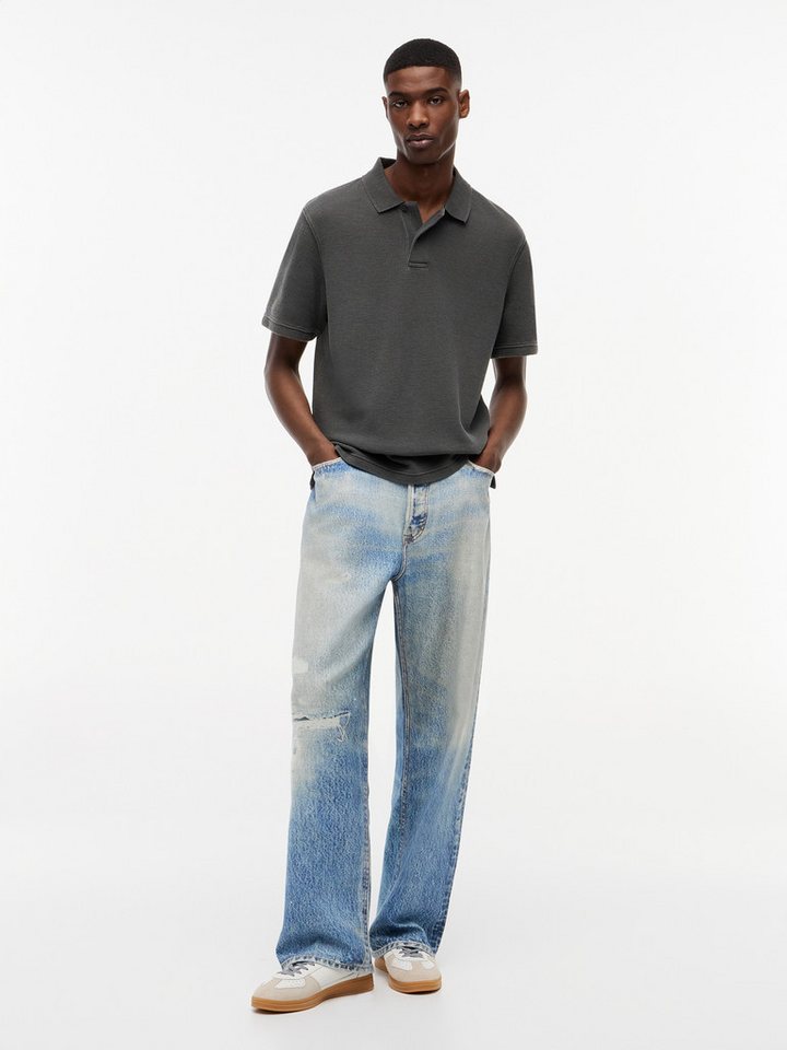 Tommy Jeans Poloshirt TJM REGULAR WASHED WAFFLE – Bild 5 von 5