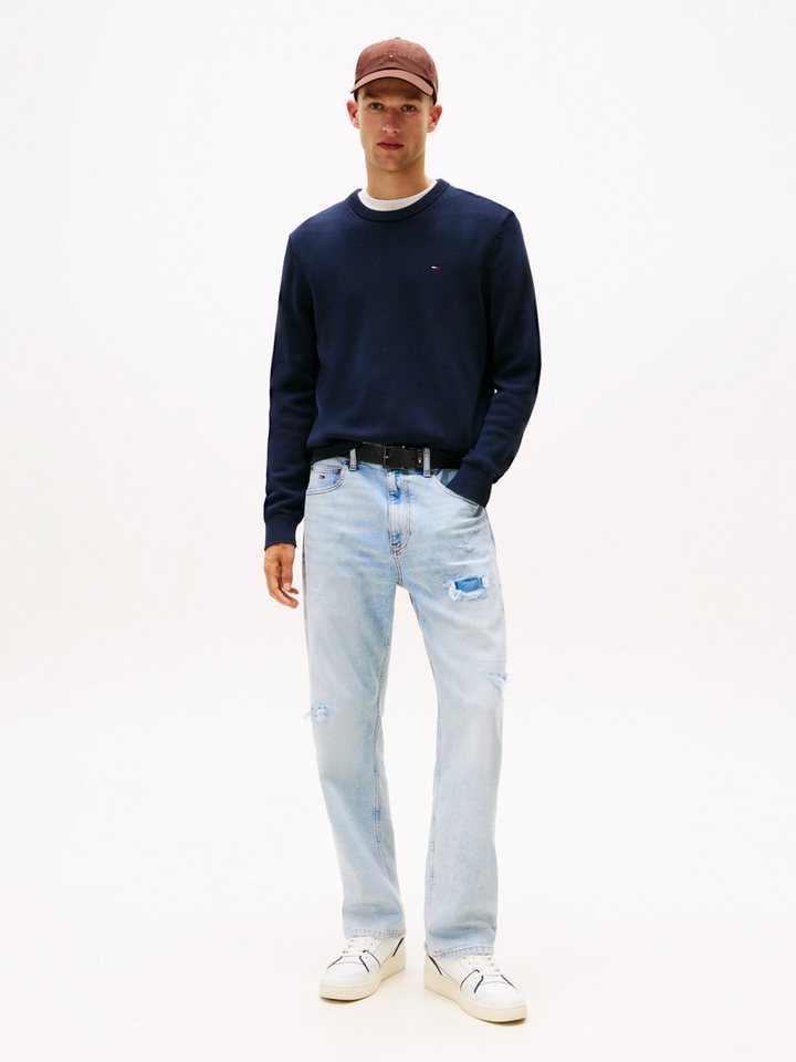Tommy Jeans Rundhalspullover Slim fit mit Rundhalsausschnitt – Bild 3 von 5
