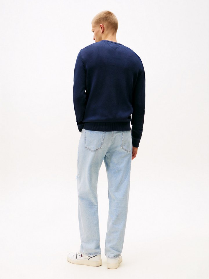 Tommy Jeans Rundhalspullover Slim fit mit Rundhalsausschnitt – Bild 5 von 5