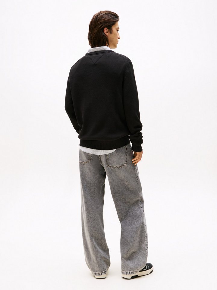 Tommy Jeans Rundhalspullover Slim fit mit Rundhalsausschnitt – Bild 5 von 5