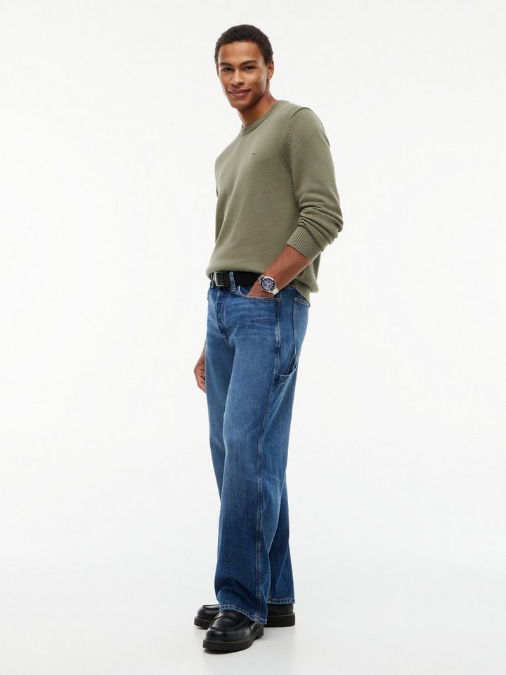 Tommy Jeans Rundhalspullover Slim fit mit Rundhalsausschnitt – Bild 4 von 5