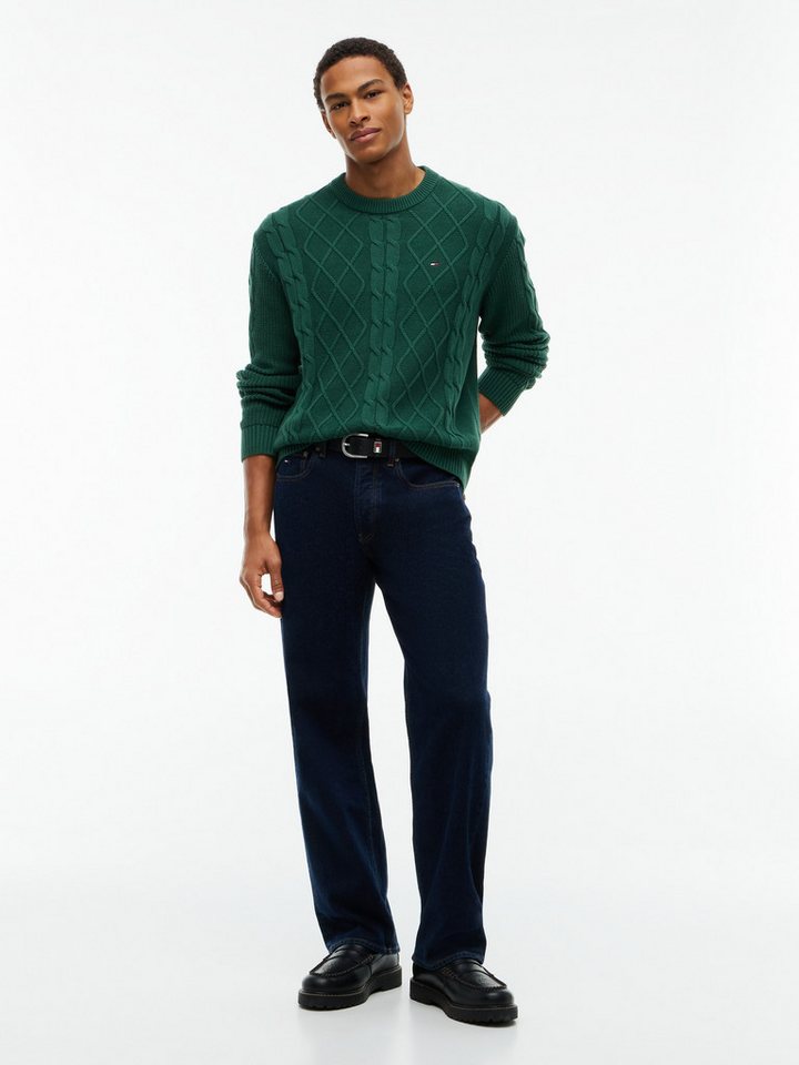 Tommy Jeans Rundhalspullover TJM REG CABLE KNIT SWEATER – Bild 4 von 5