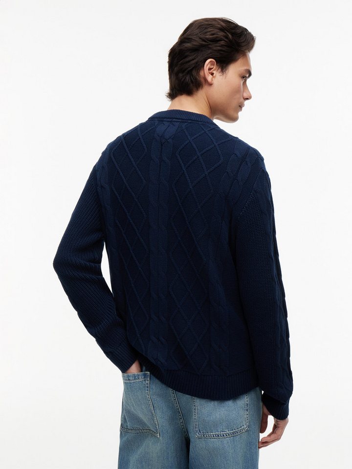 Tommy Jeans Rundhalspullover TJM REG CABLE KNIT SWEATER – Bild 2 von 5