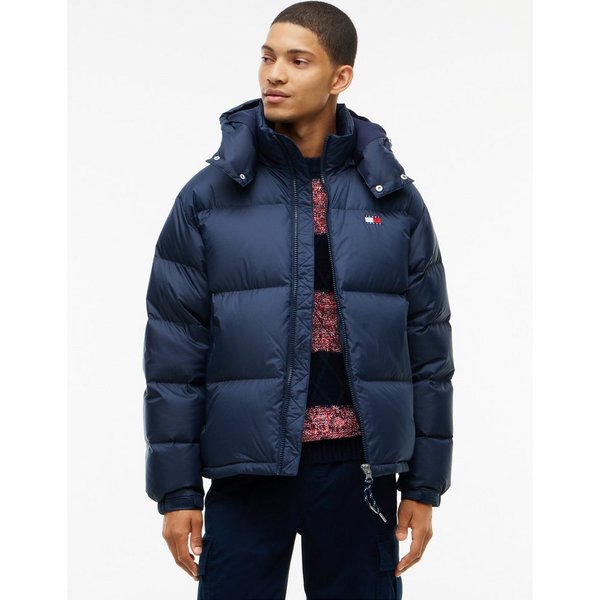 Tommy Jeans Steppjacke ALASKA DOWN PUFFER Daunenjacke Regular fit mit abnehmbarer Kapuze