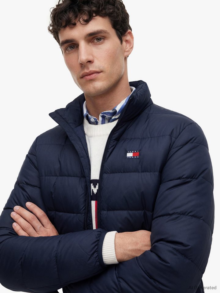 Tommy Jeans Steppjacke LIGHT DOWN PACKBL JACKET Regular fit mit Stehkragen, mit Daunenfüllung – Bild 2 von 5
