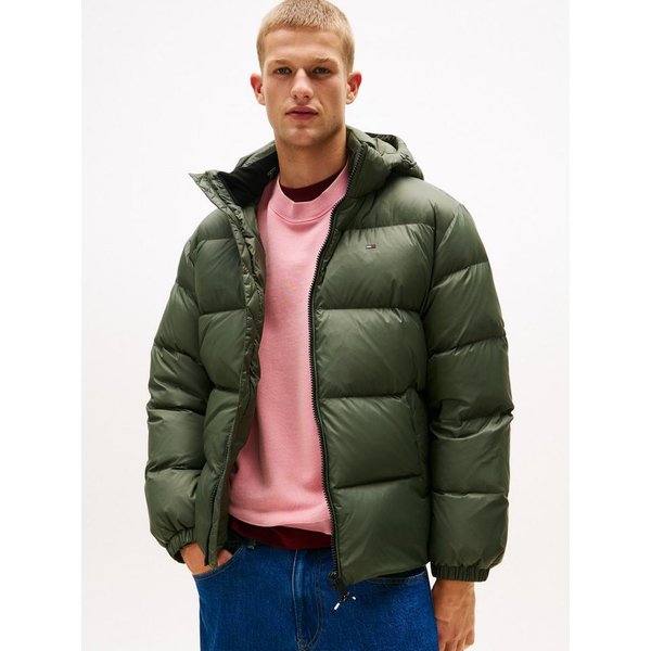 Tommy Jeans Steppjacke TJM ESSENTIAL DOWN JACKET EXT Winterjacke Outdoorjacke Gefüttert 2 in 1 Jacke abnehmbare Kapuze