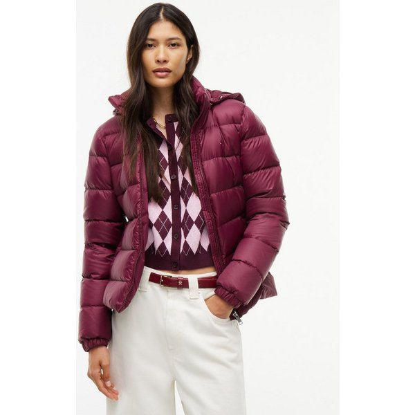 Tommy Jeans Steppjacke TJW BASIC HOODED DOWN JACKET EXT Kunstfaser